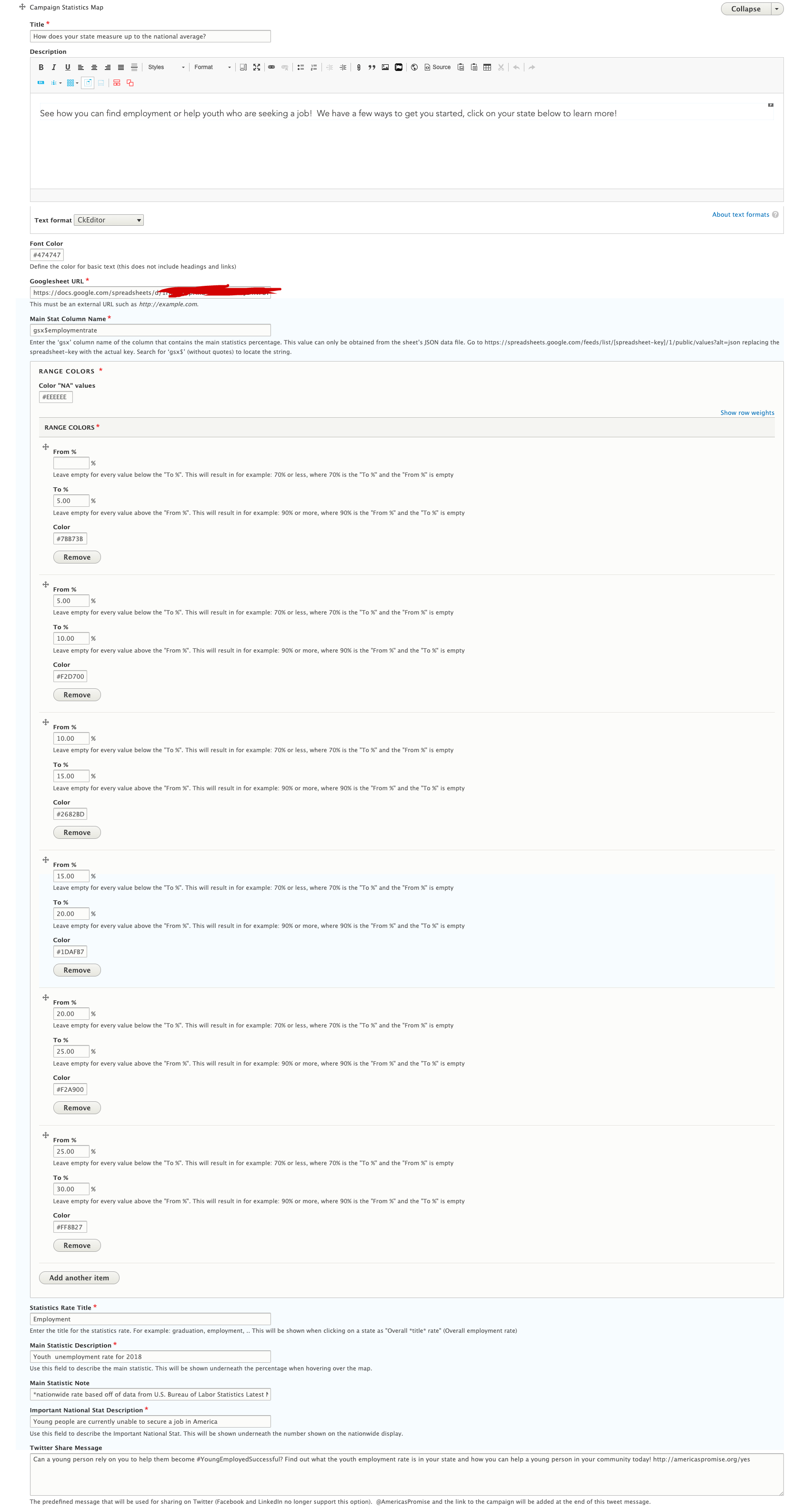 Campaign Builder Statistics Map Backend