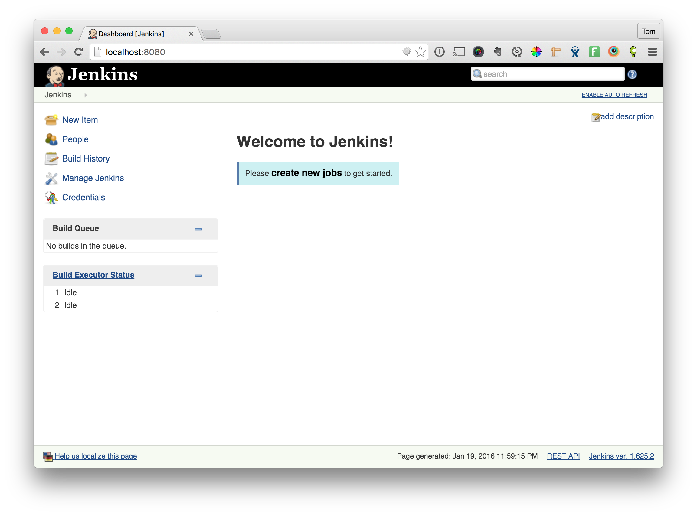 Jenkins Dashboard